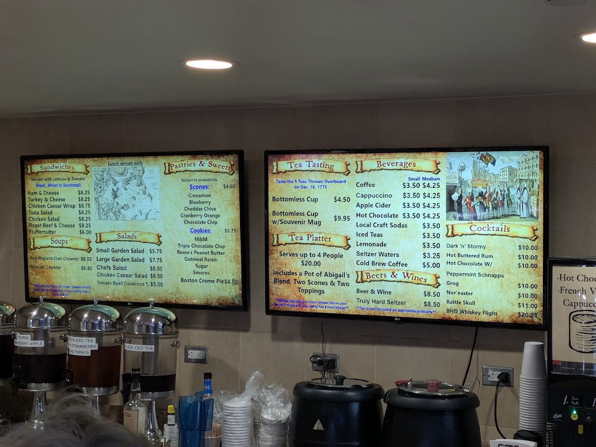 Menu Abigail's Tea Room-3