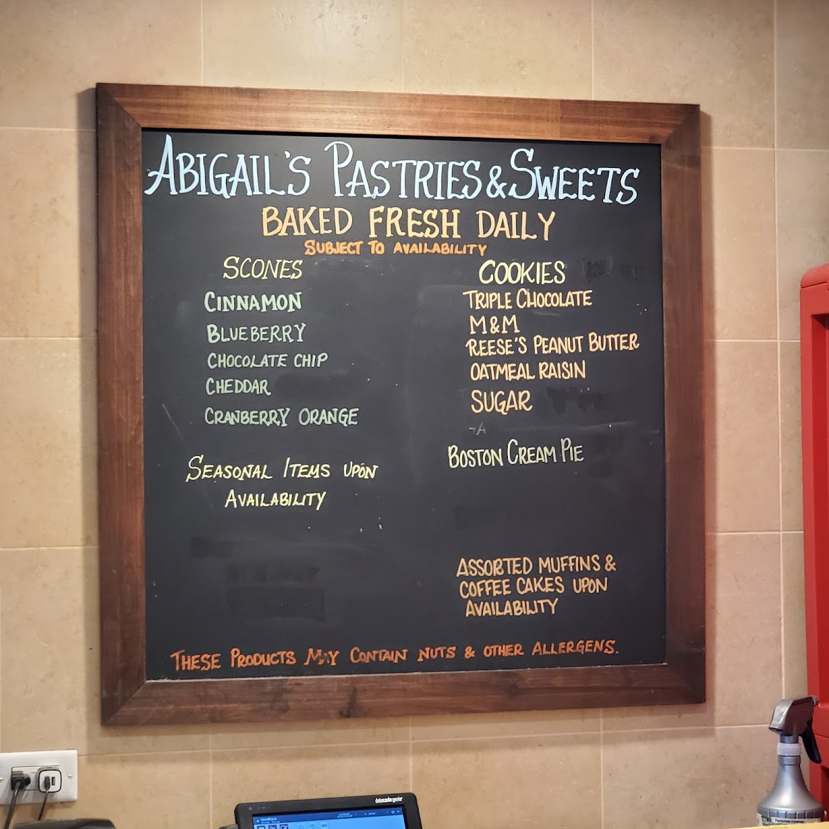 Menu Abigail's Tea Room-5