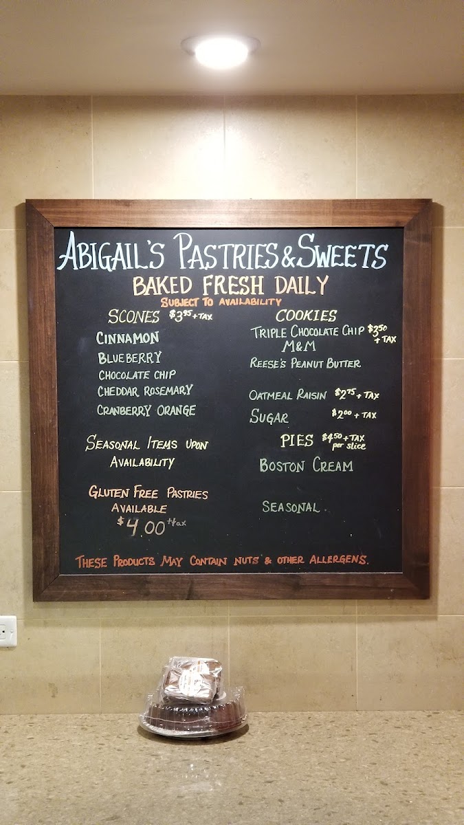 Menu Abigail's Tea Room-8